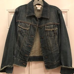 Talbots Jean Jacket